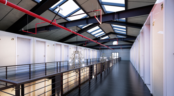 창고형 스마트 모듈러 숙소의 이미지2 ©소셜밸류업